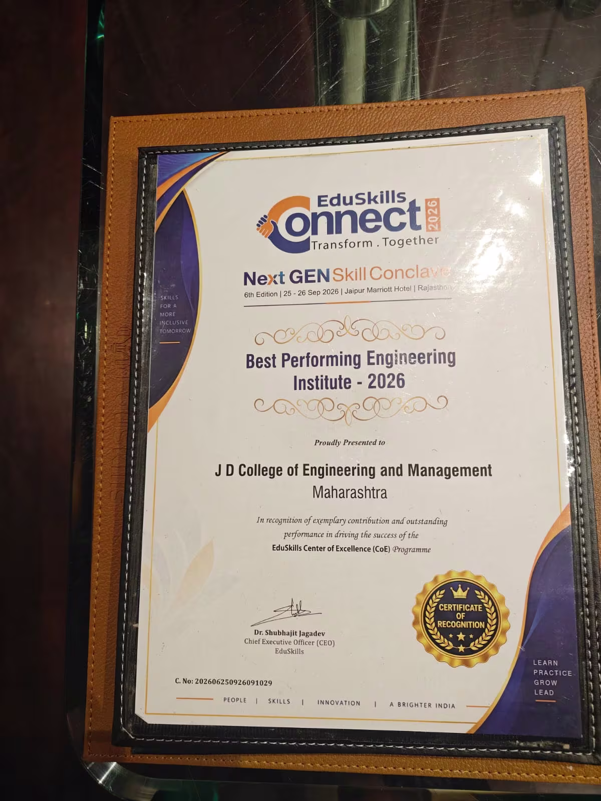 Connect Best Performing Award