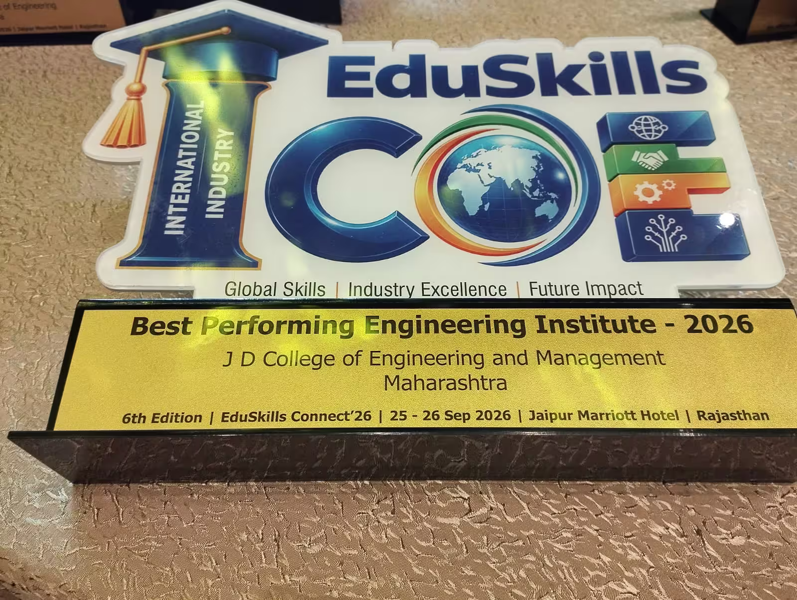 EduSkills Best Performing Engineering Institute Award